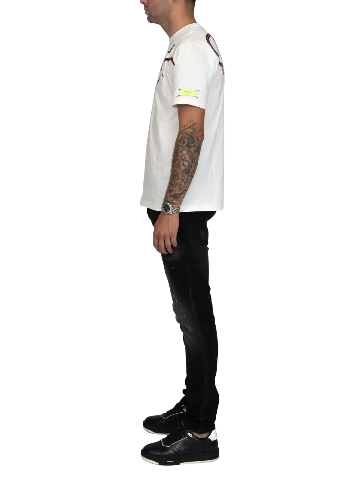 MYBRAND Signature Scribble Tee | OFF-WHITE