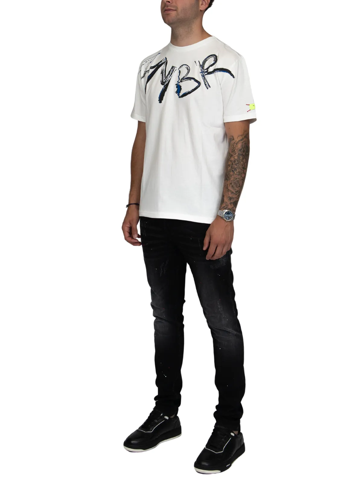 MYBRAND Signature Scribble Tee | OFF-WHITE