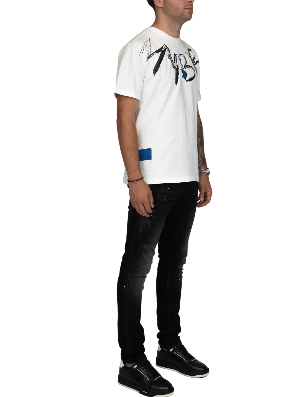 MYBRAND Signature Scribble Tee | OFF-WHITE