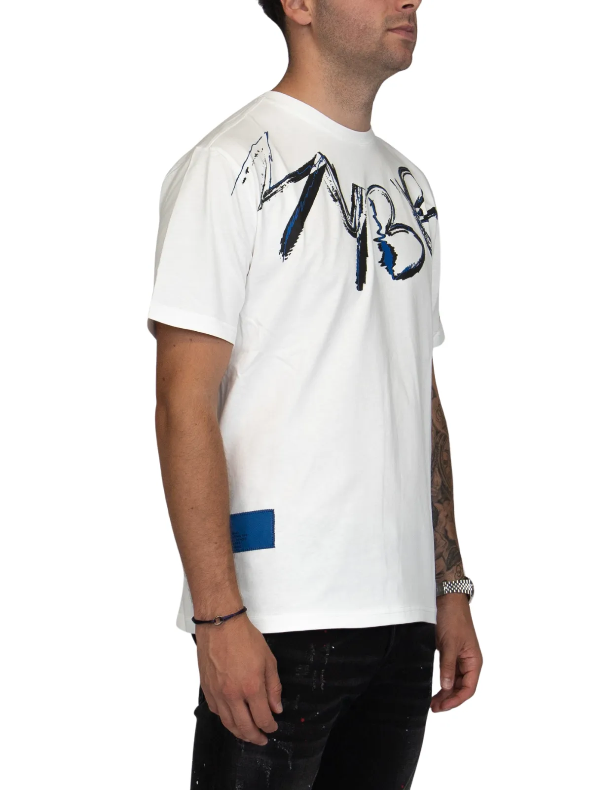 MYBRAND Signature Scribble Tee | OFF-WHITE