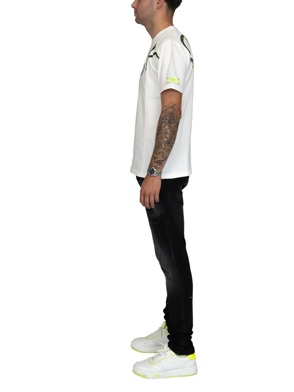 MYBRAND Signature Scribble Tee | OFF-WHITE