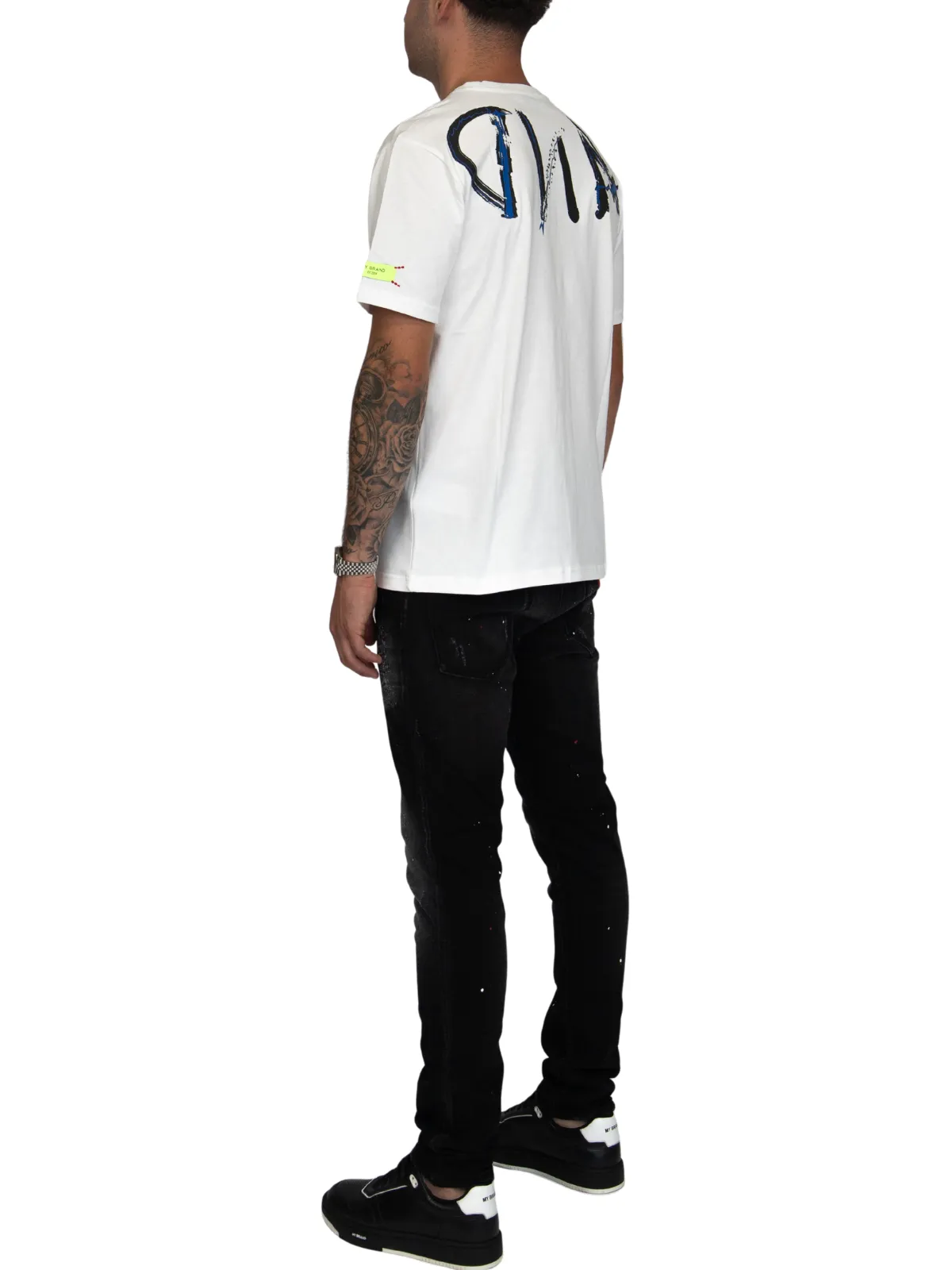 MYBRAND Signature Scribble Tee | OFF-WHITE