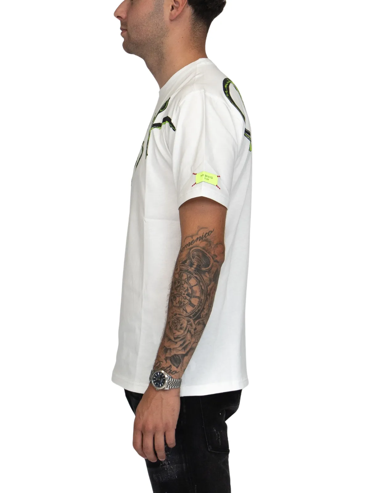 MYBRAND Signature Scribble Tee | OFF-WHITE
