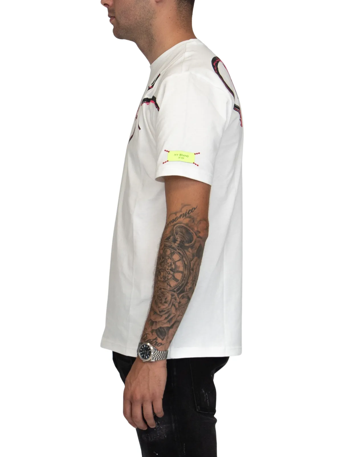 MYBRAND Signature Scribble Tee | OFF-WHITE