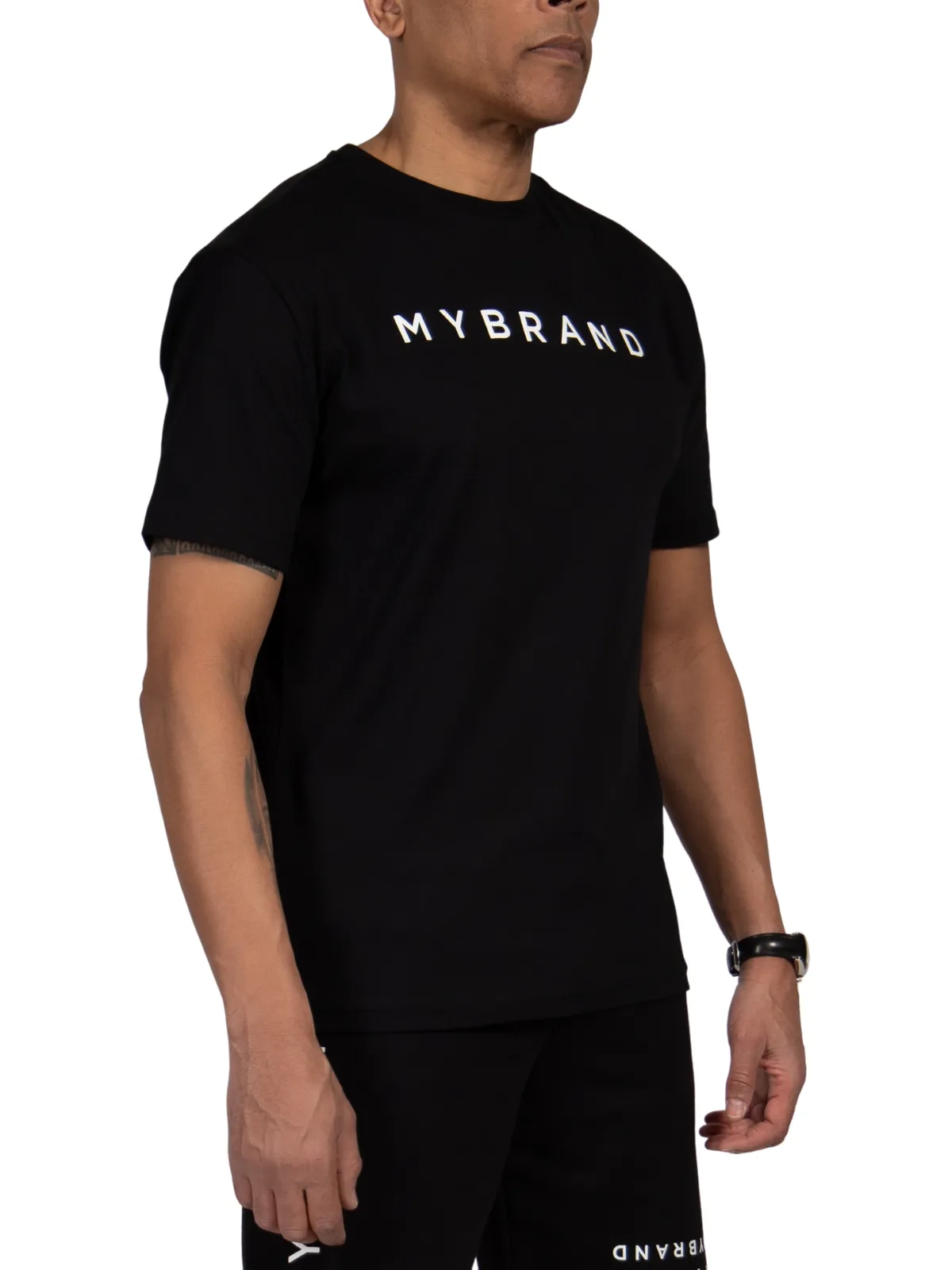 MYBRAND Signature Series: Classic Logo Tee | BLACK