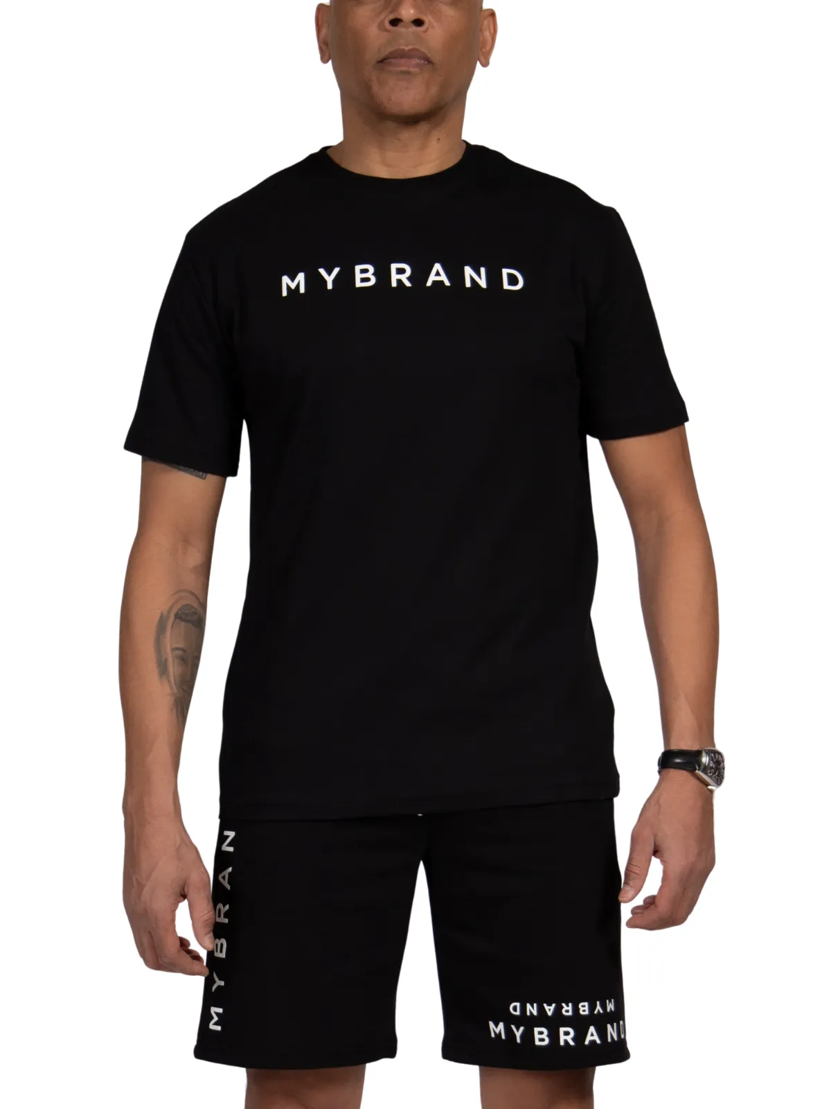 MYBRAND Signature Series: Classic Logo Tee | BLACK