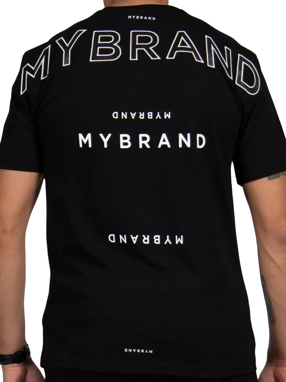 MYBRAND Signature Series: Classic Logo Tee | BLACK