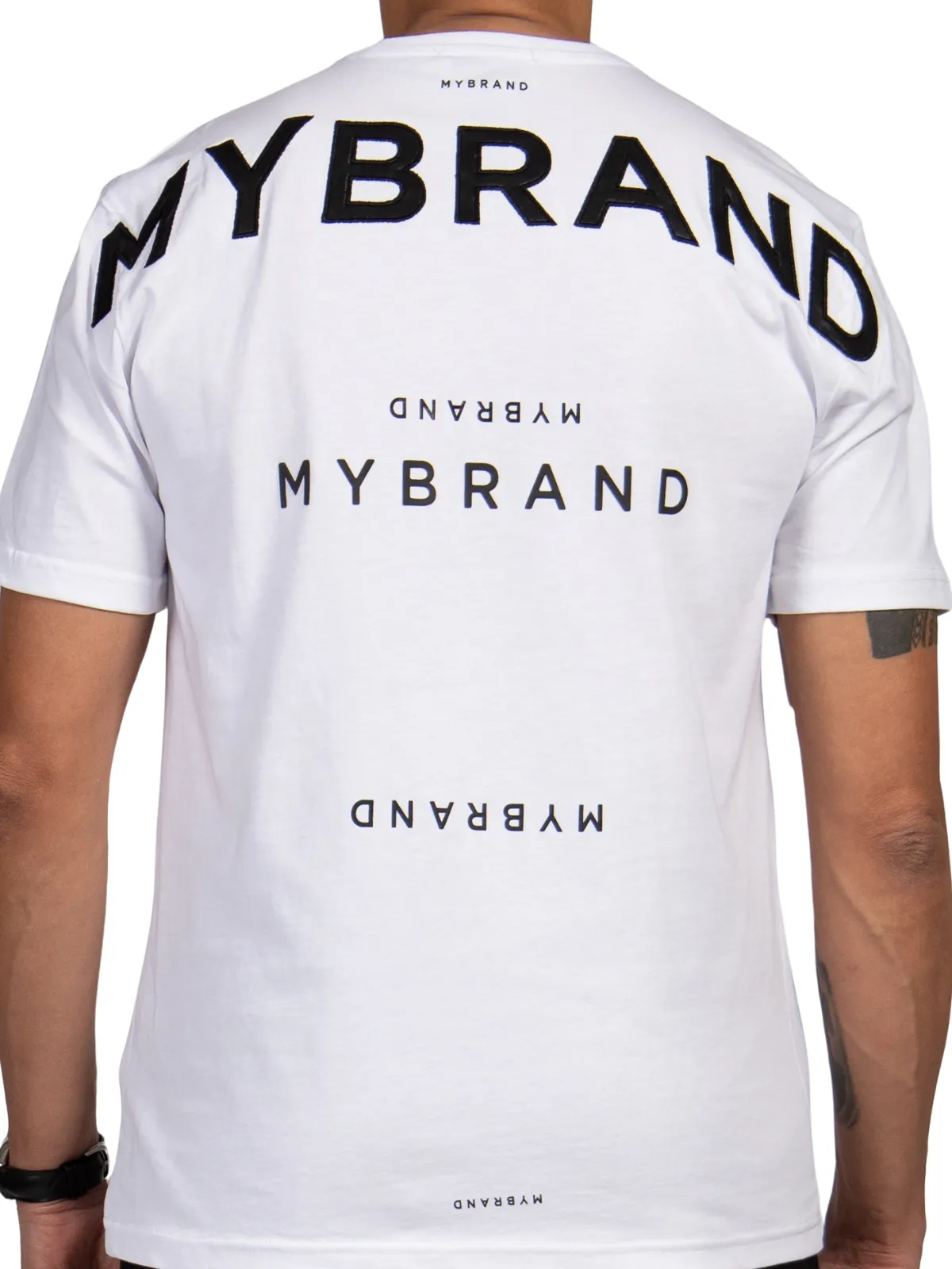 MYBRAND Signature Series: Classic Logo Tee | WHITE