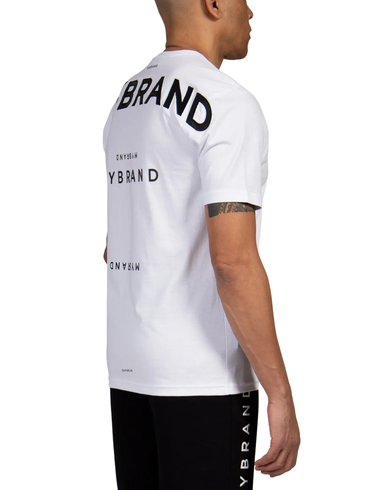 MYBRAND Signature Series: Classic Logo Tee | WHITE