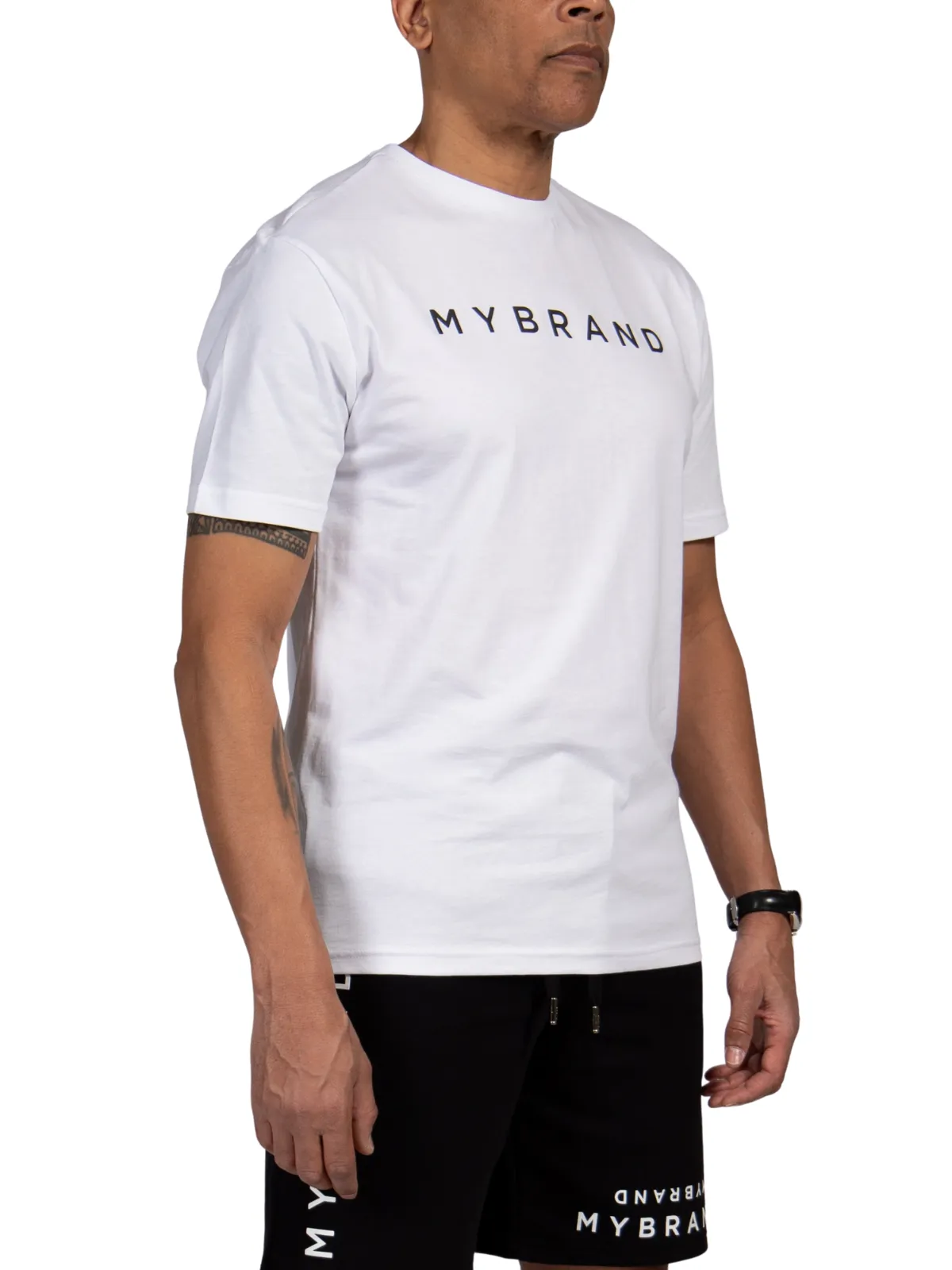 MYBRAND Signature Series: Classic Logo Tee | WHITE