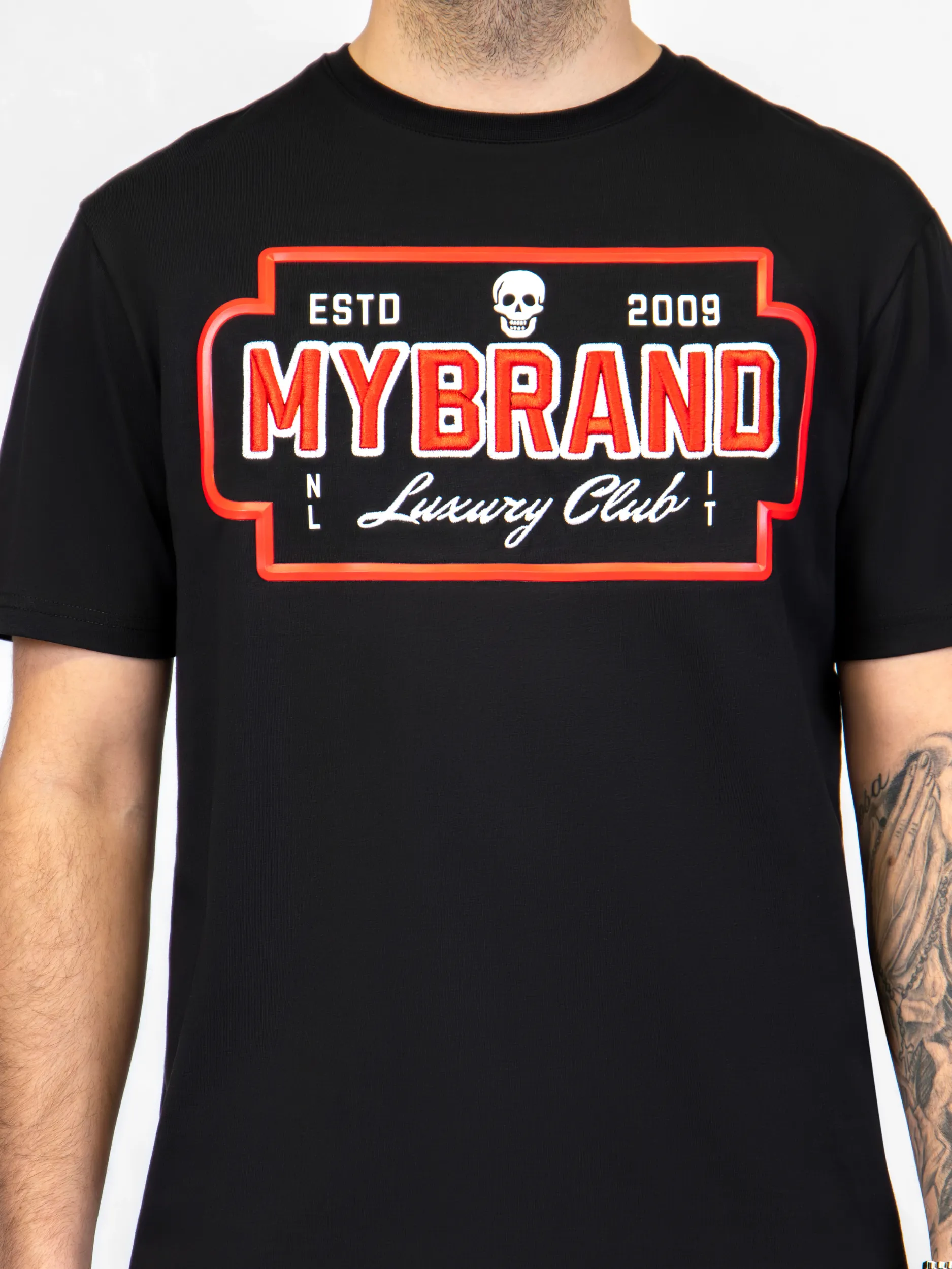 MYBRAND Skull Luxery Club Black | BLACK