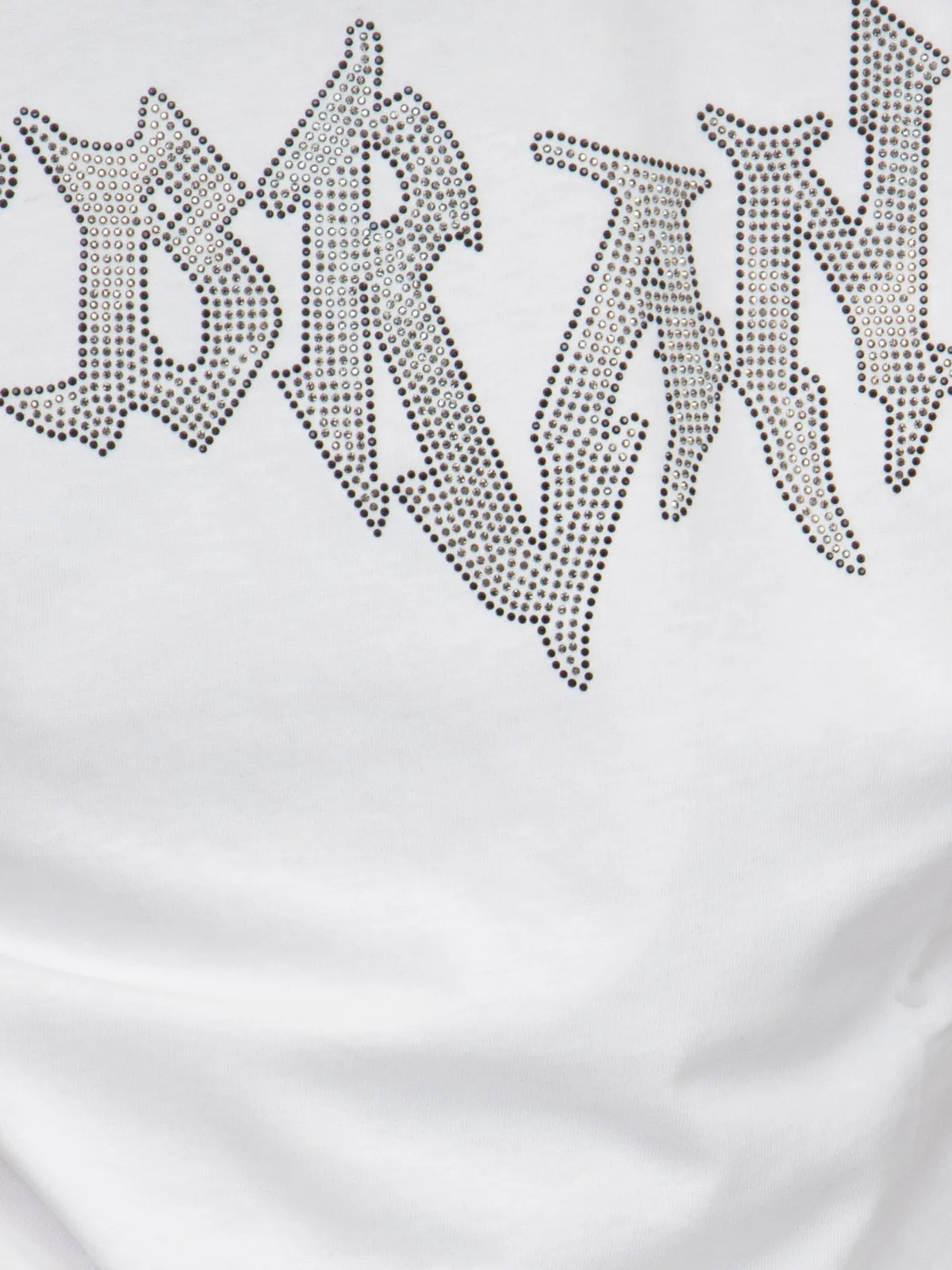 MYBRAND Winged Emblem Sparkle Tee White | WHITE