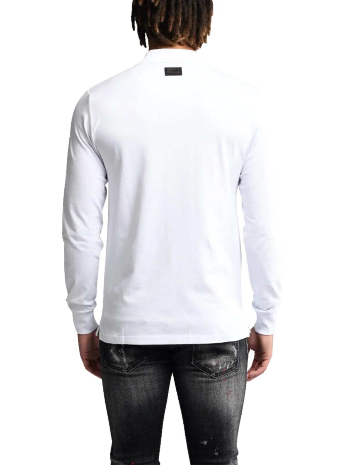 Rock Legends Longsleeve Polo | WHITE