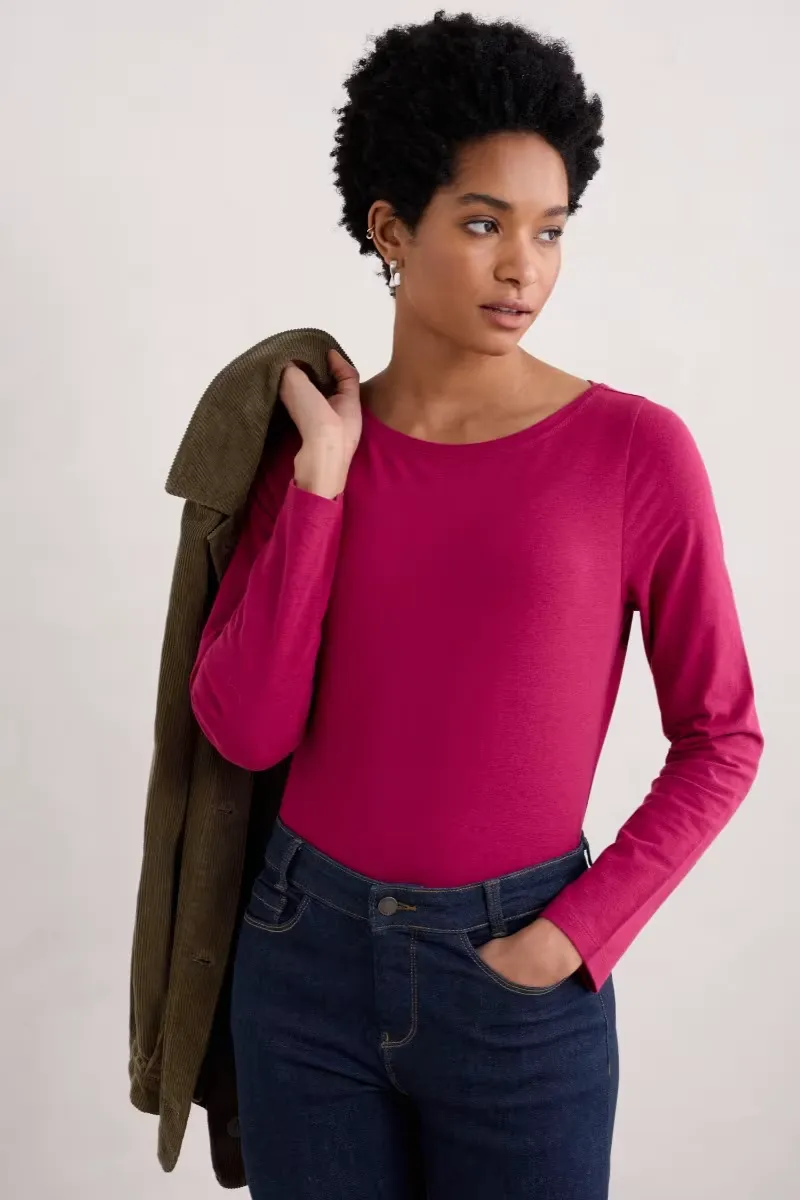 Seasalt Easel Long Sleeve Jersey Top