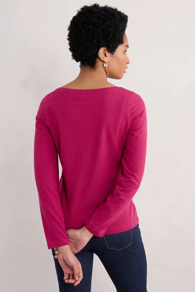 Seasalt Easel Long Sleeve Jersey Top