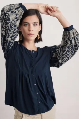 Seasalt High Woods Blouson Sleeve Shirt
