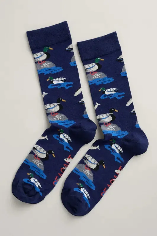 Seasalt Men's Bamboo Arty Socks