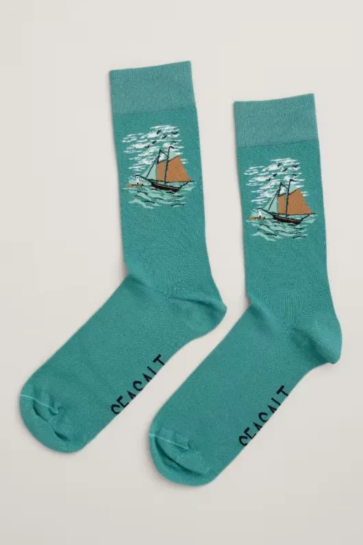 Seasalt Men's Bamboo Arty Socks