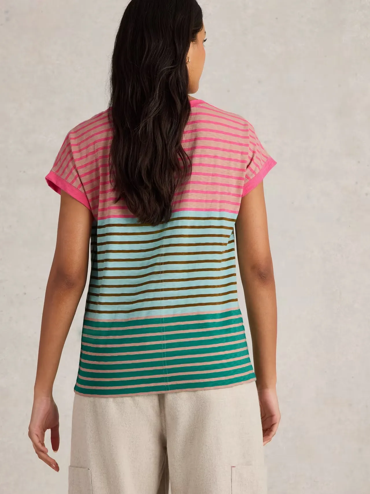 White Stuff Nelly Notch Neck T-Shirt