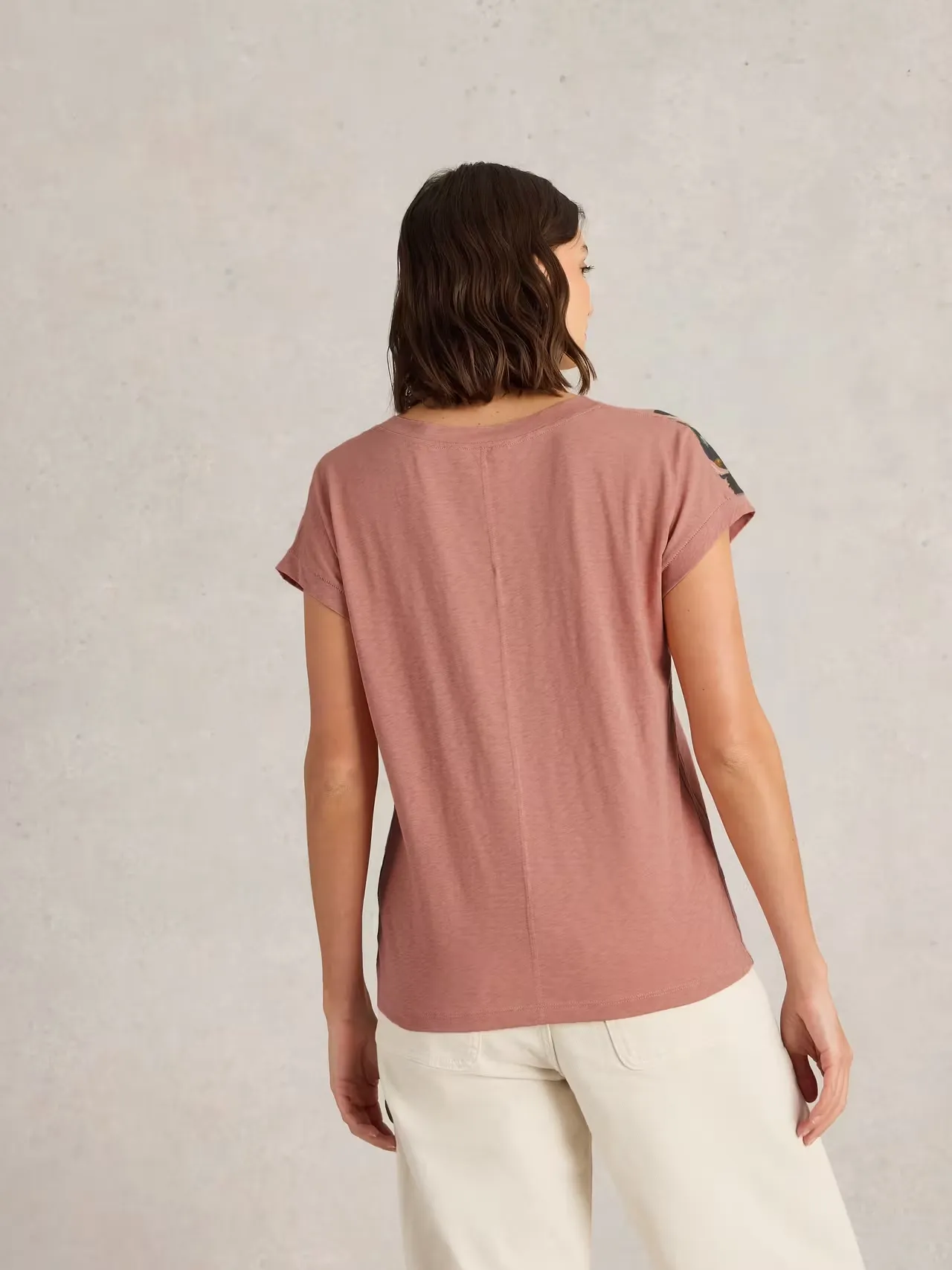 White Stuff Nelly Notch Neck T-Shirt