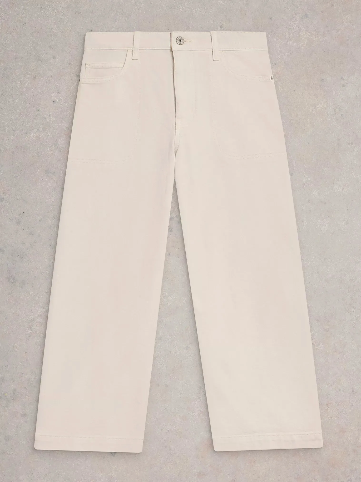 White Stuff Tia Wide Leg Crop Jean
