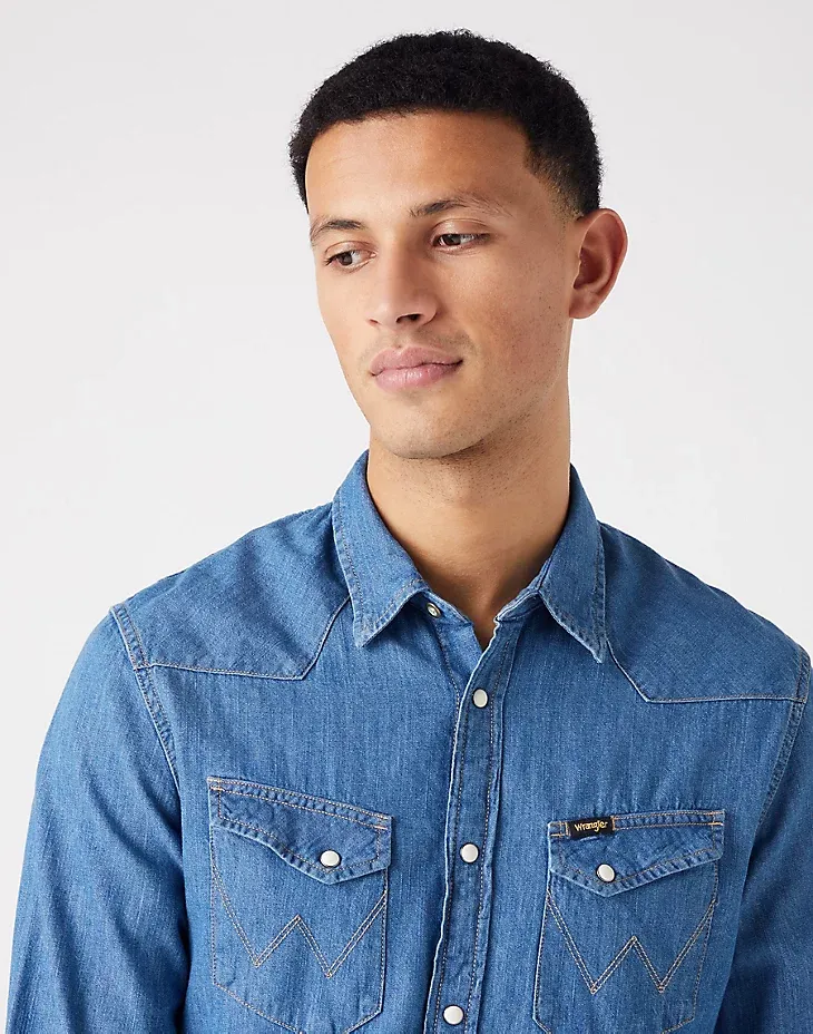 Wrangler Long Sleeve Western Shirt