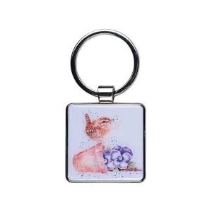 Wrendale Pottering About Wren Keyring